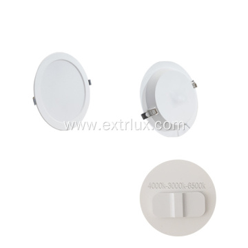 Led Plastic Round dial recessed downlight 6W 3CCT
